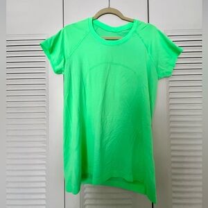 Lululemon Switfly Neon Green Shirt